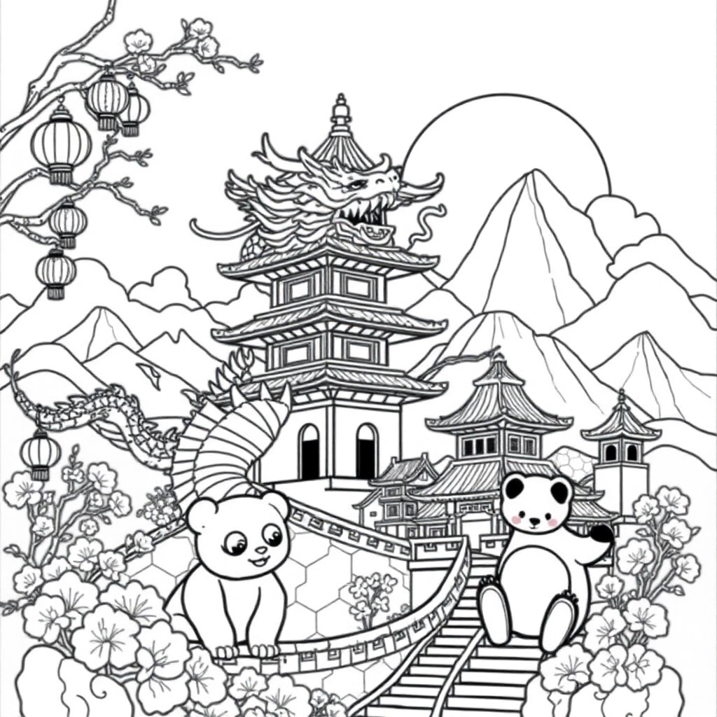 China صفحات التلوين