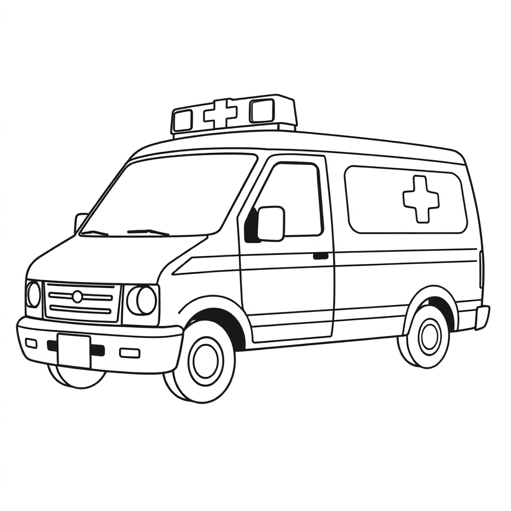 救护车 صفحات التلوين