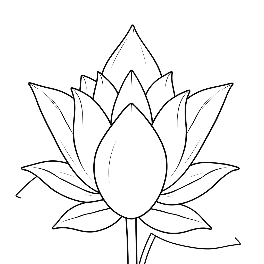 lotus صفحات التلوين
