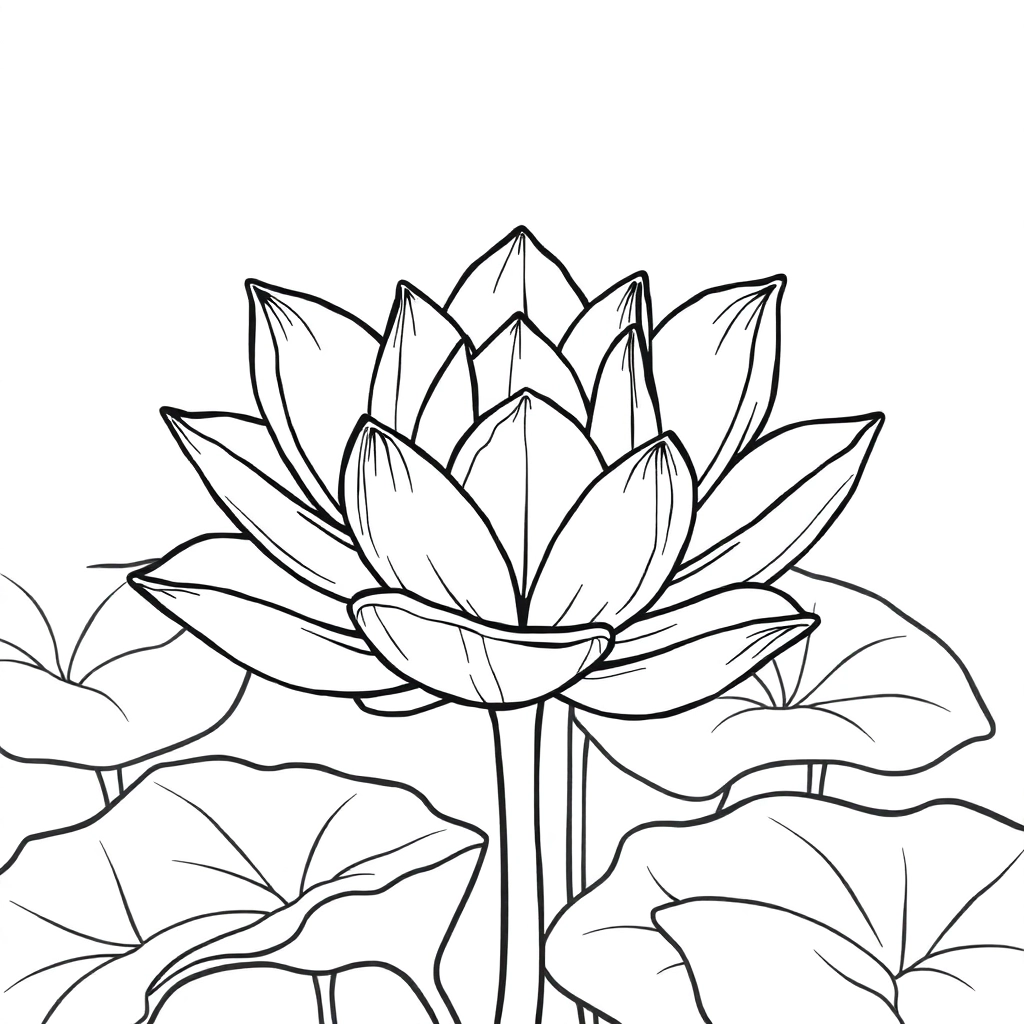 lotus صفحات التلوين