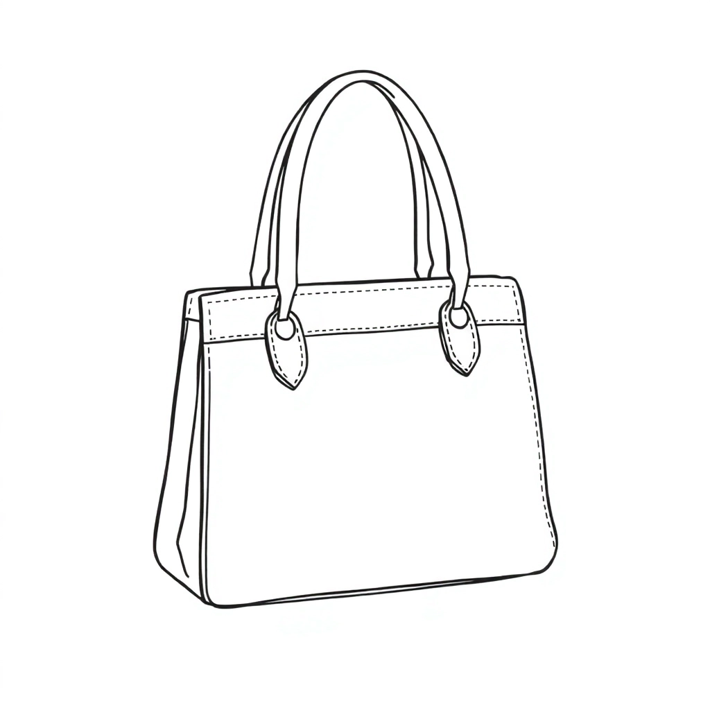   pp sanding straight line handbag صفحات التلوين