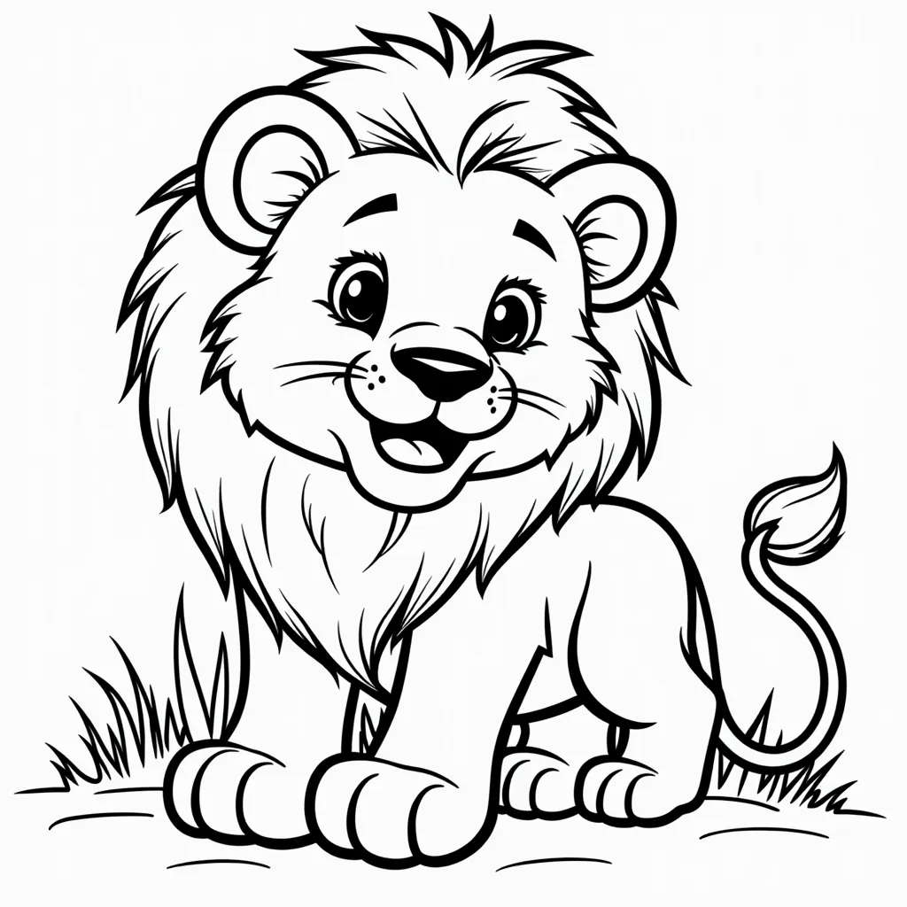 lion coloring pages