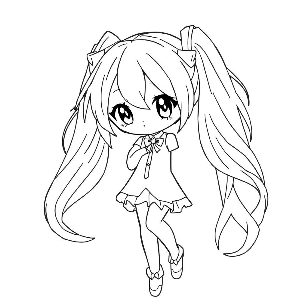 miku صفحات التلوين