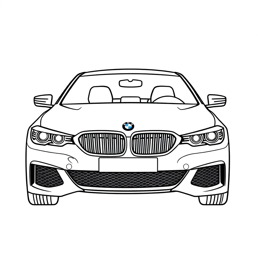 bmw صفحات التلوين