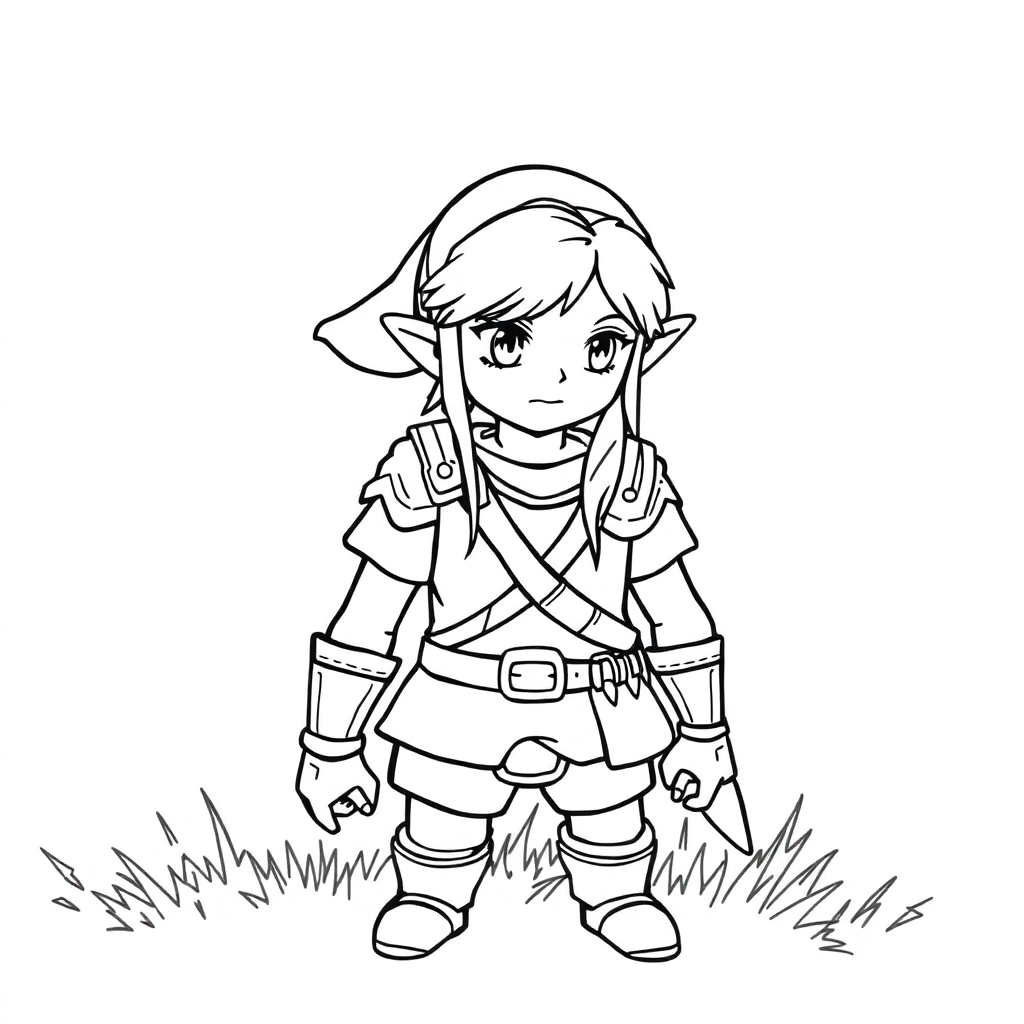 Zelda صفحات التلوين