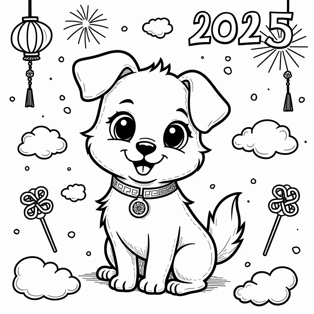 a little dog coloring pages