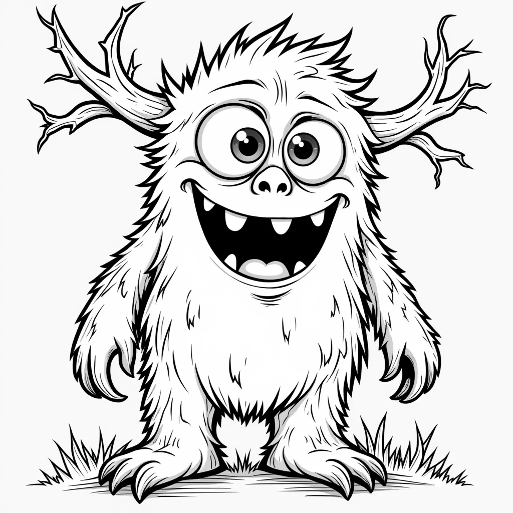 tree monster coloring pages