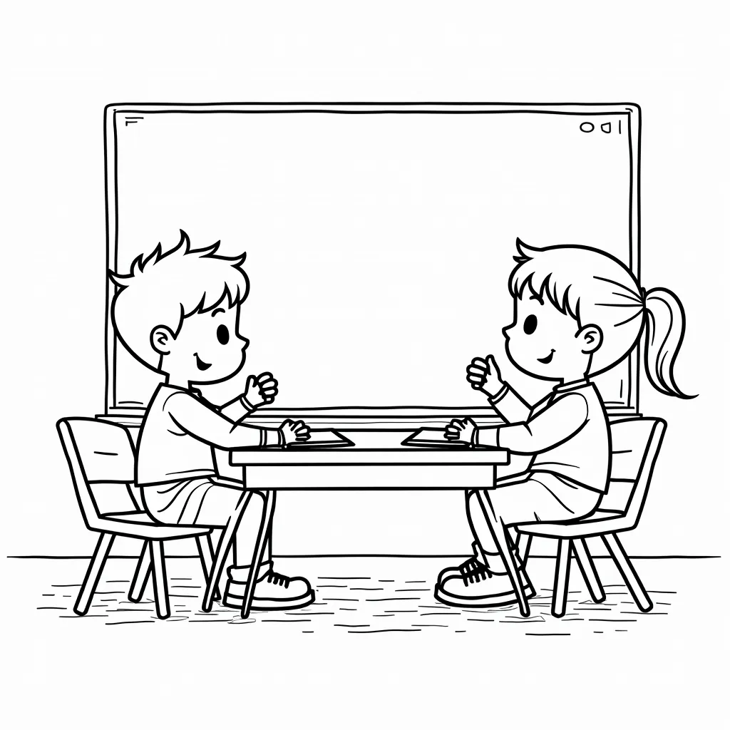 classroom coloring pages