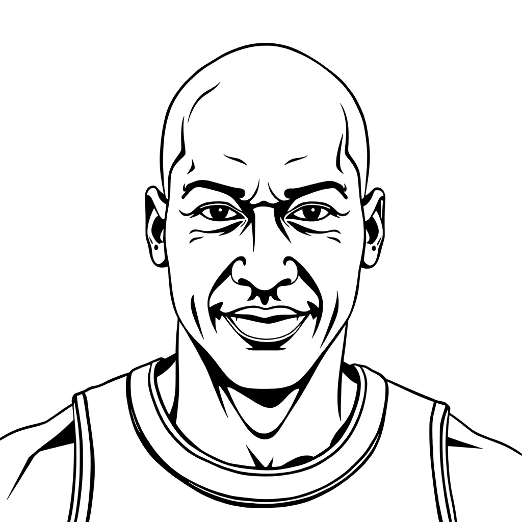 Michael Jordan صفحات التلوين