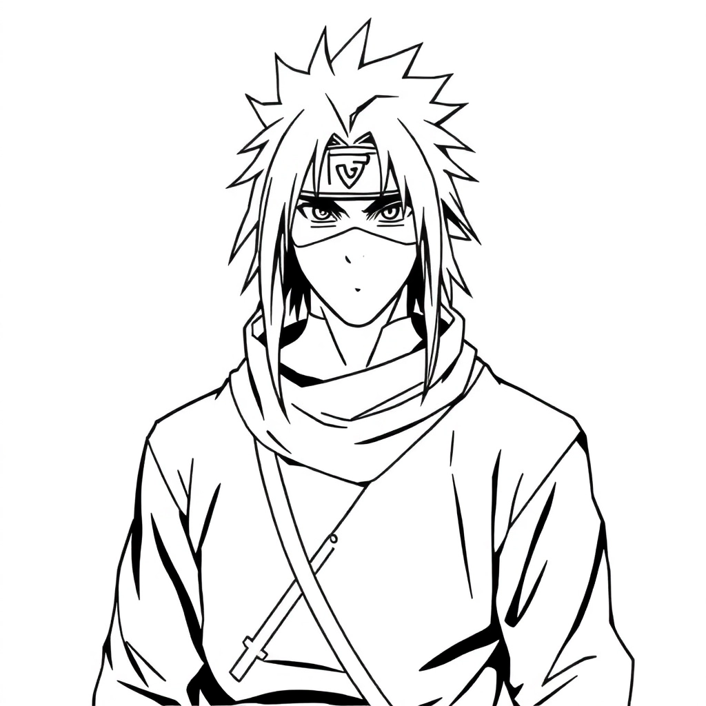 Sasuke صفحات التلوين