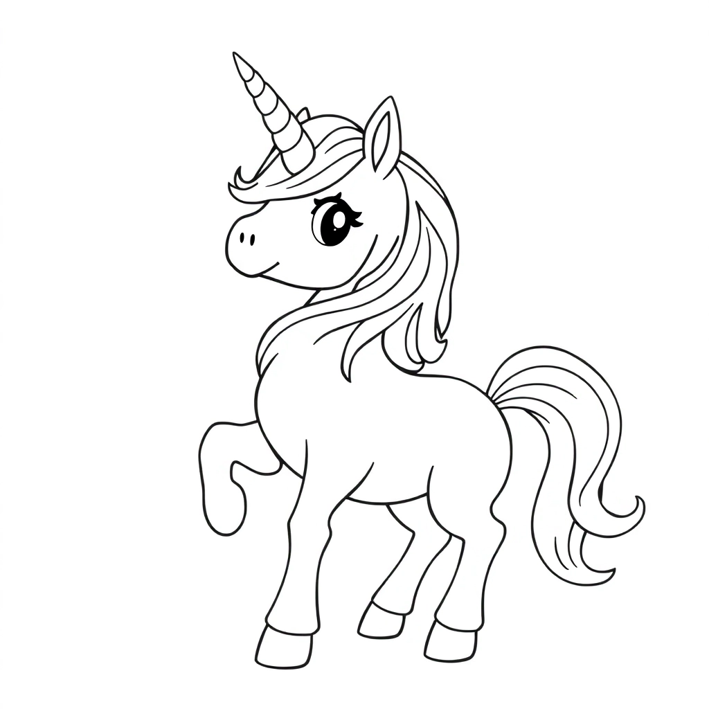 unicorn صفحات التلوين