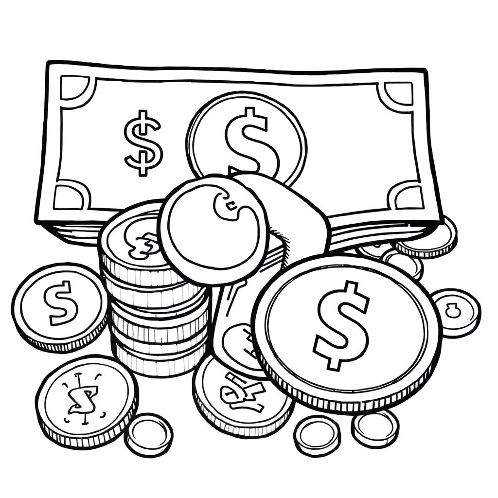 Currency صفحات التلوين