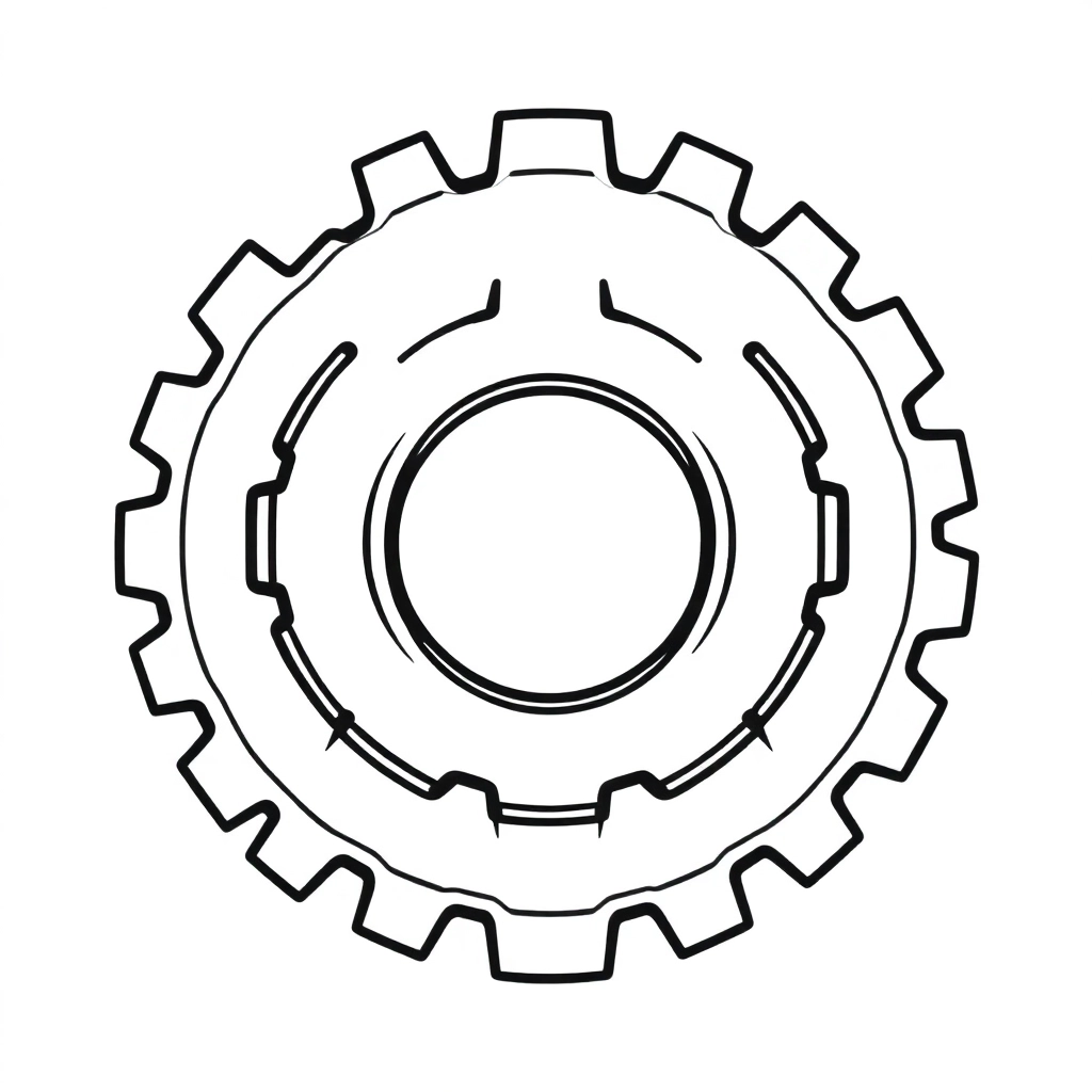 gear صفحات التلوين