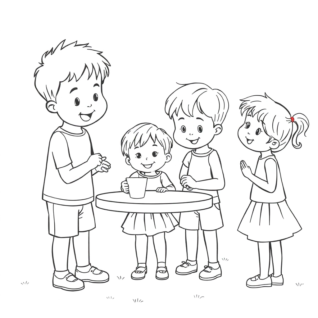 儿童节活动 صفحات التلوين