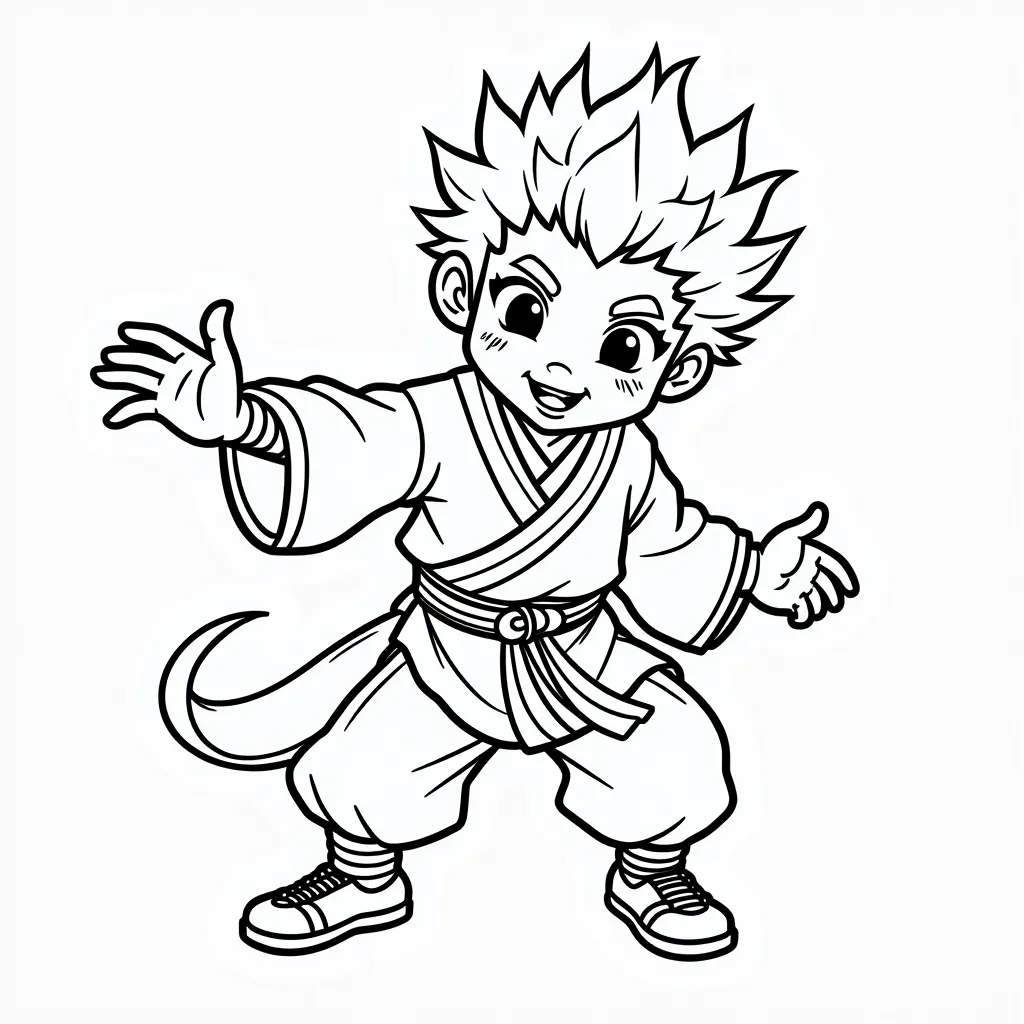 Sun Wukong coloring pages