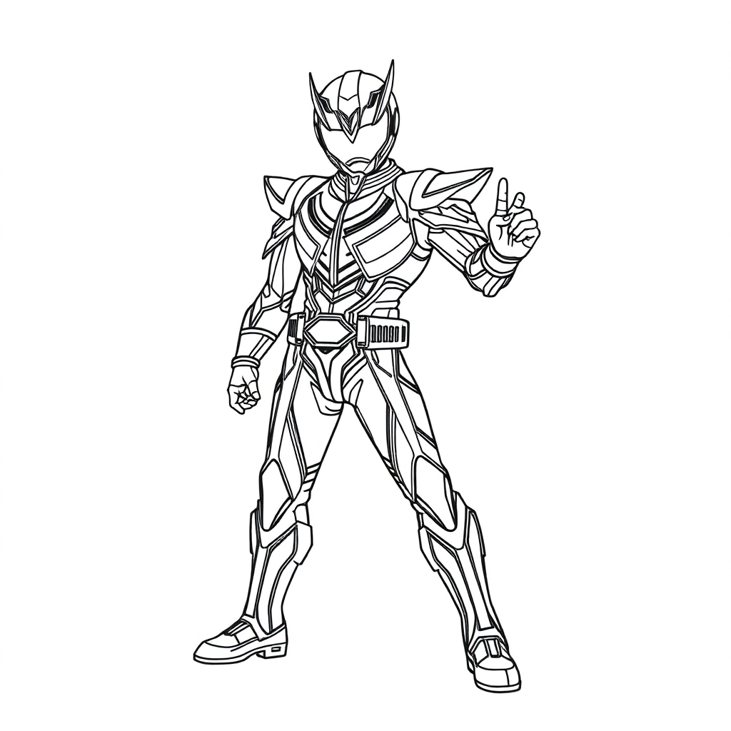 Kamen Rider Faiz صفحات التلوين