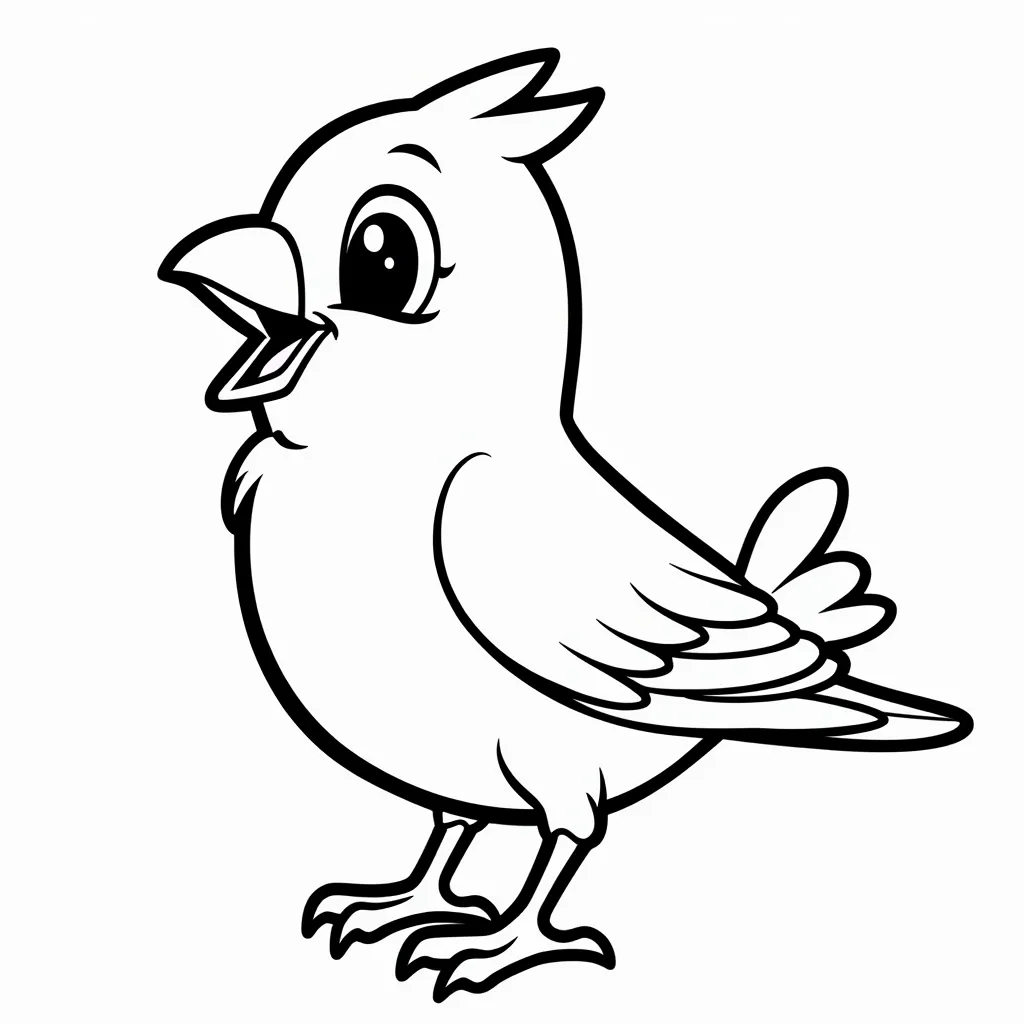 bb bird coloring pages