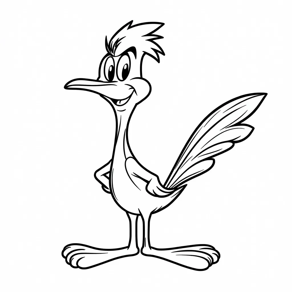 The Road Runner coloring pages