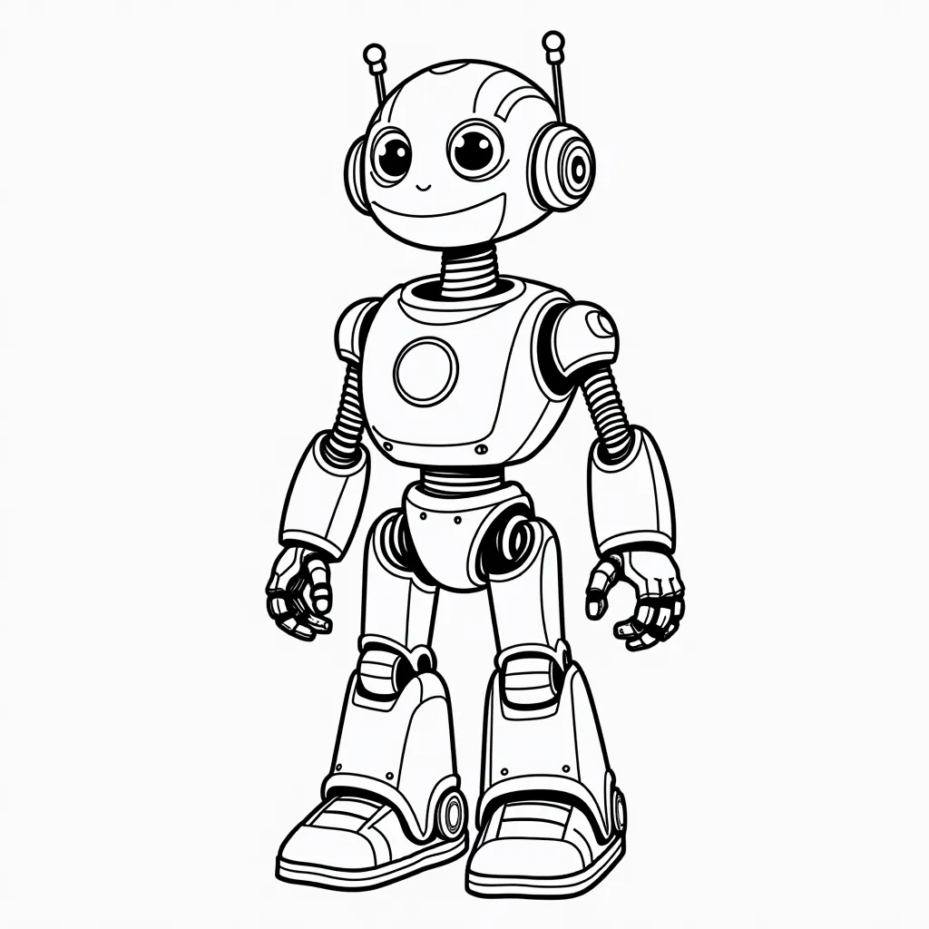 robot coloring pages