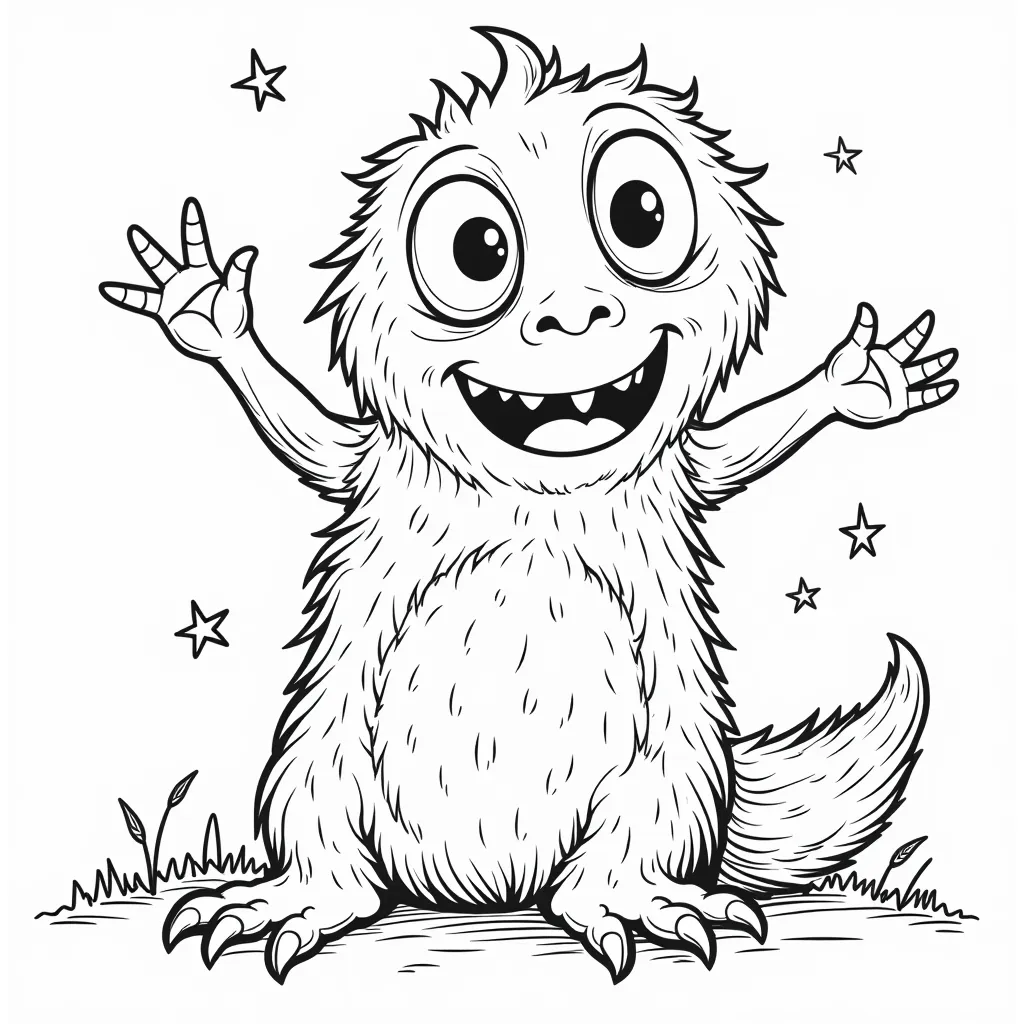 tree monster baby birthed coloring pages