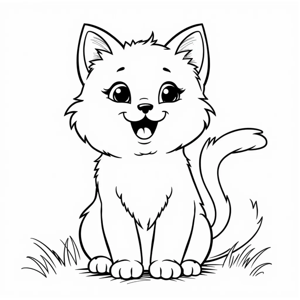 猫咪 coloring pages