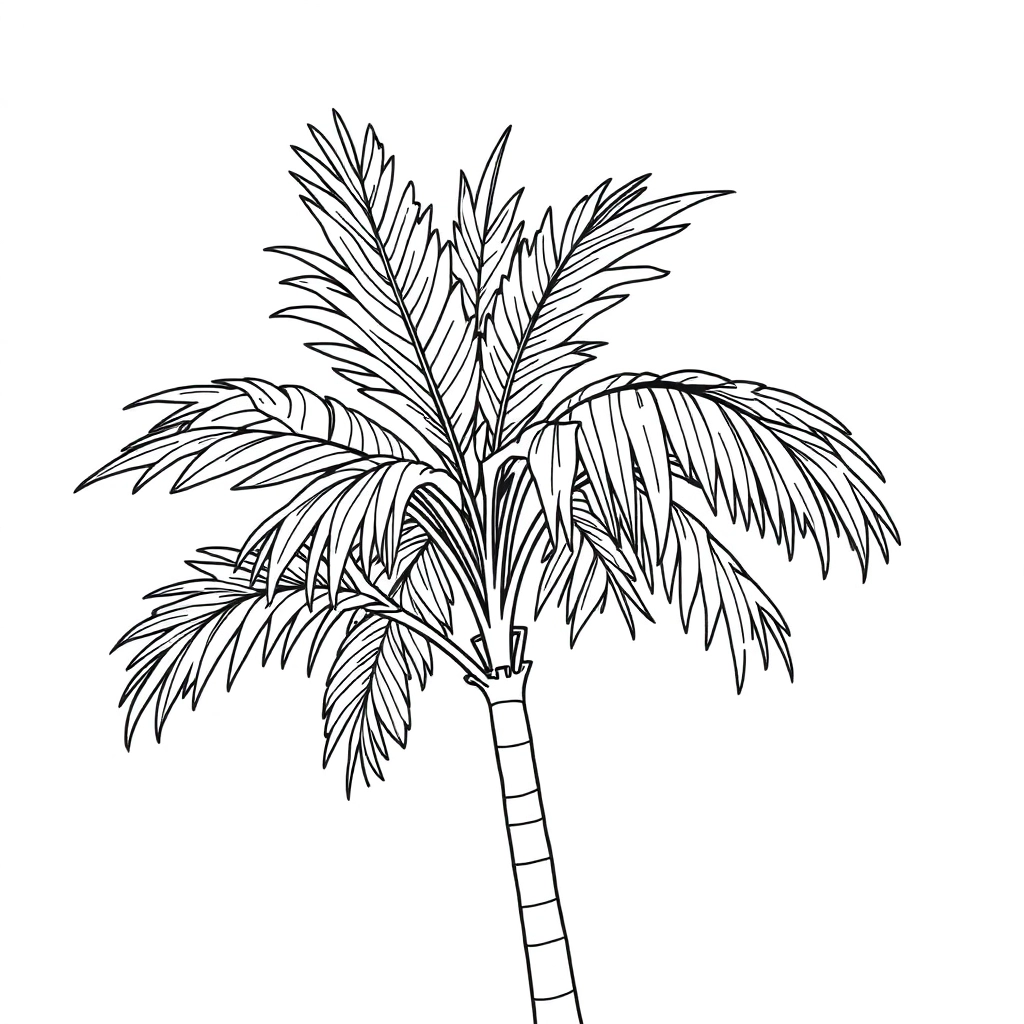 palm صفحات التلوين