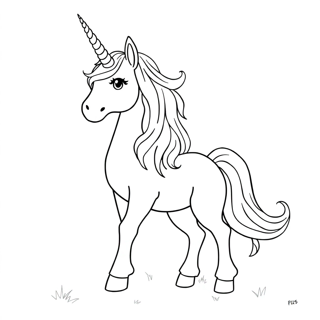 Unicorn صفحات التلوين