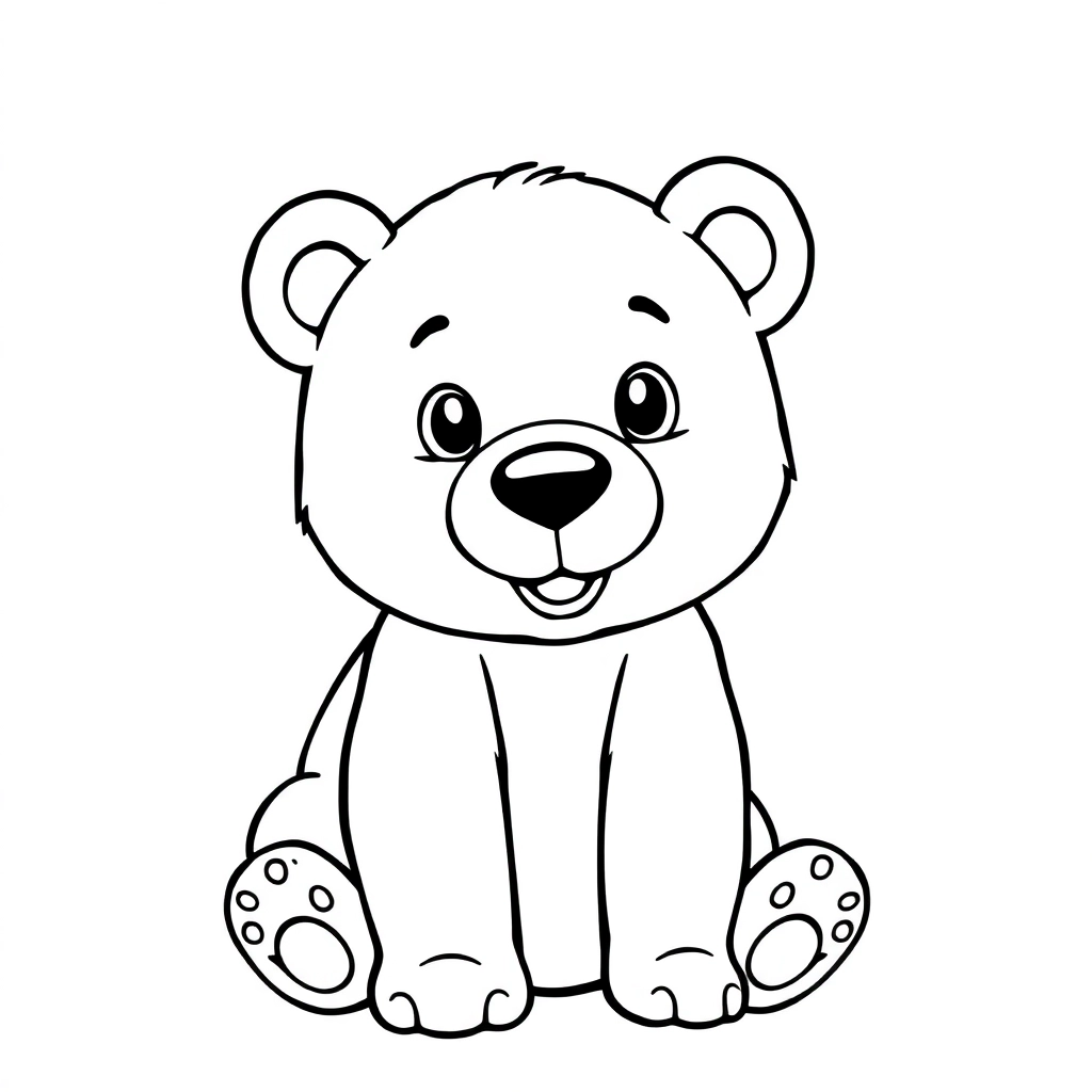 sending toy bear صفحات التلوين