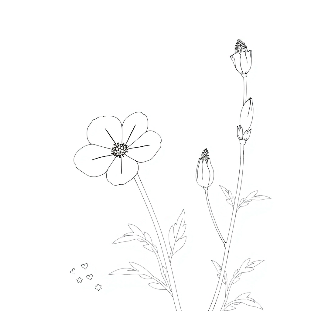 نيموفيلا مينزيزي (Nemophila menziesii)
