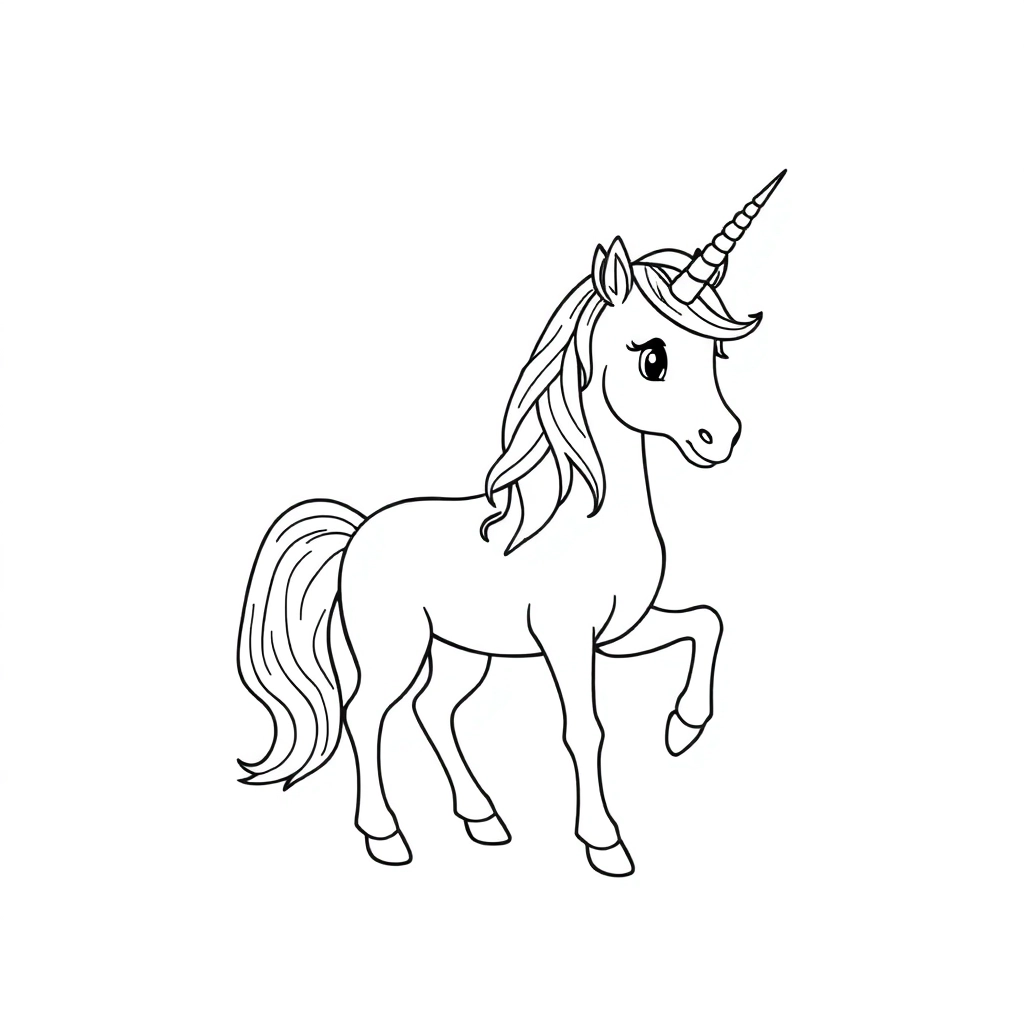 unicorn صفحات التلوين