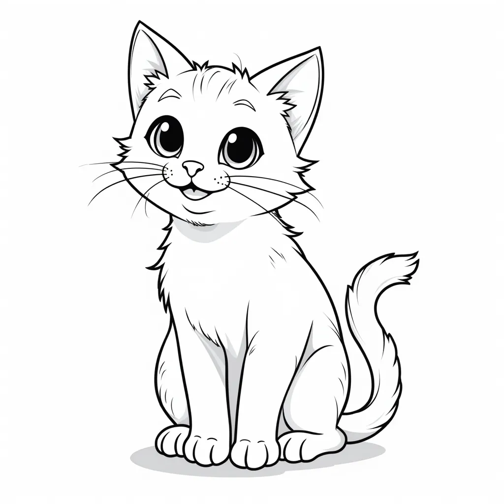 cat coloring pages