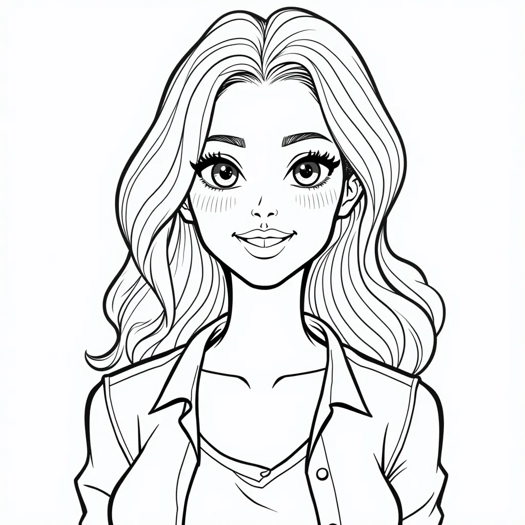 成熟女性 coloring pages