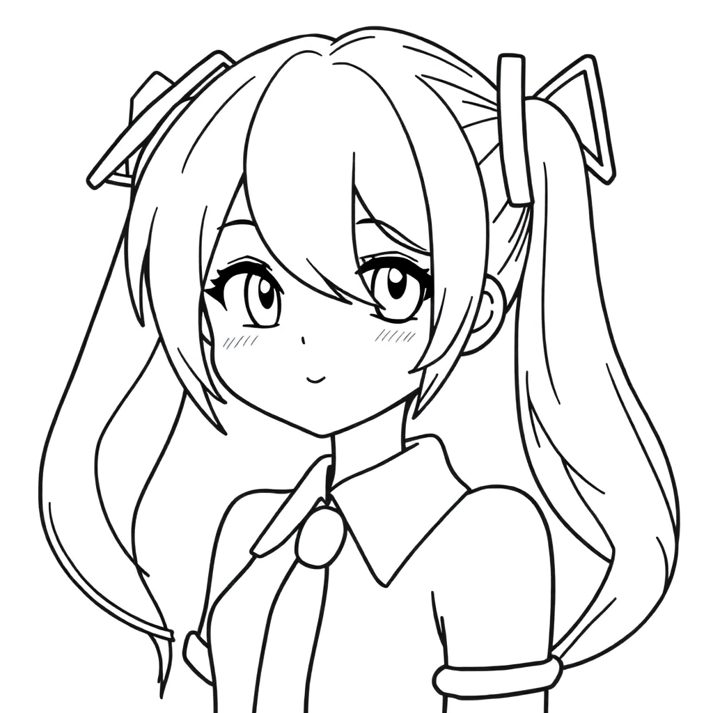 miku صفحات التلوين