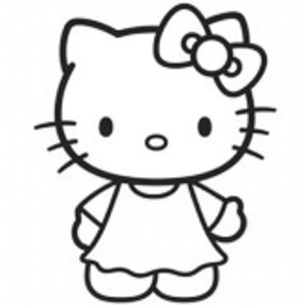 hello kitty coloring pages