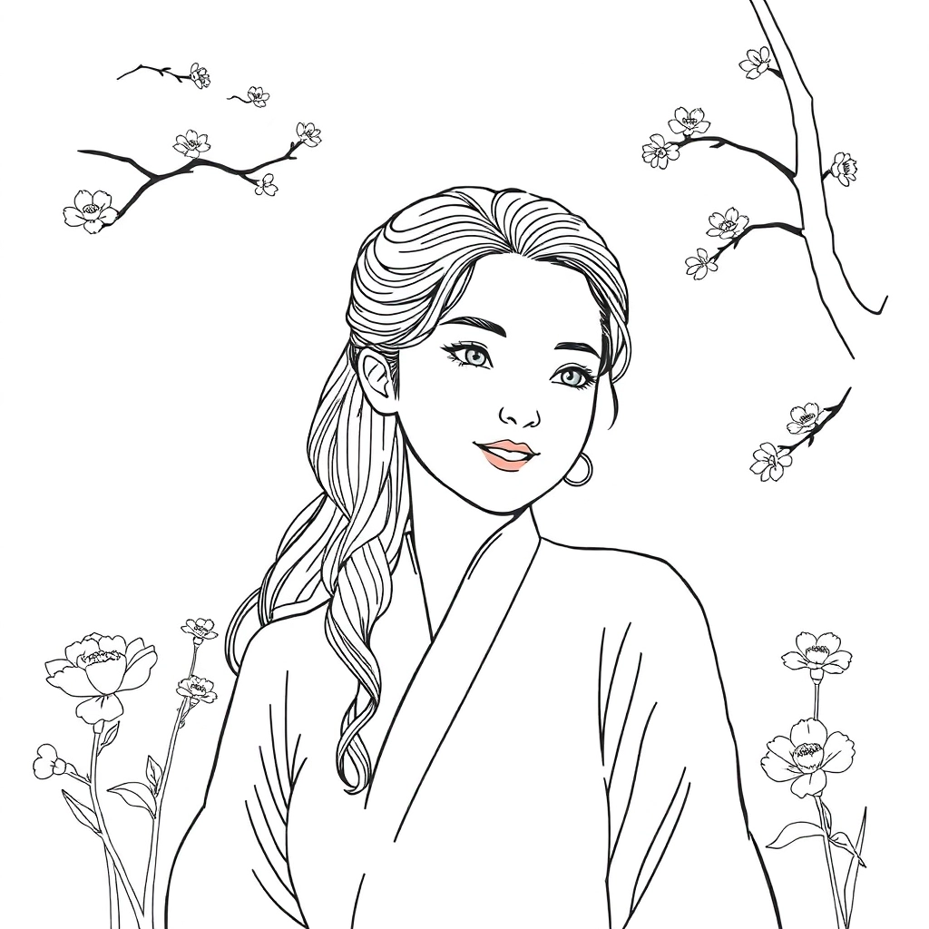 刘亦菲 صفحات التلوين
