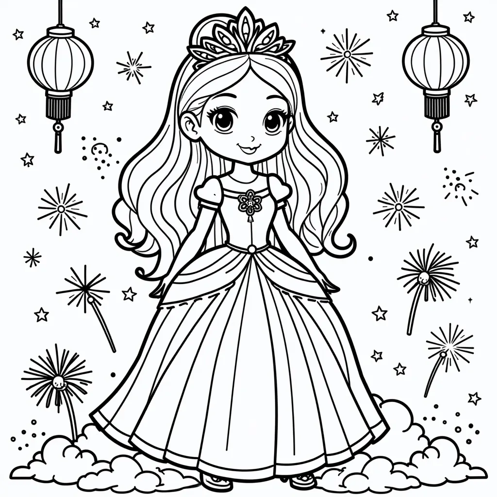 princess coloring pages