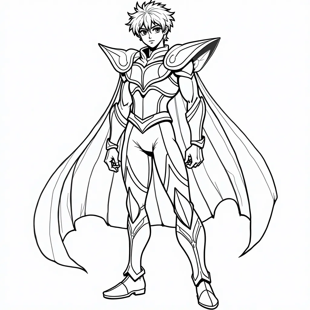 星矢 coloring pages