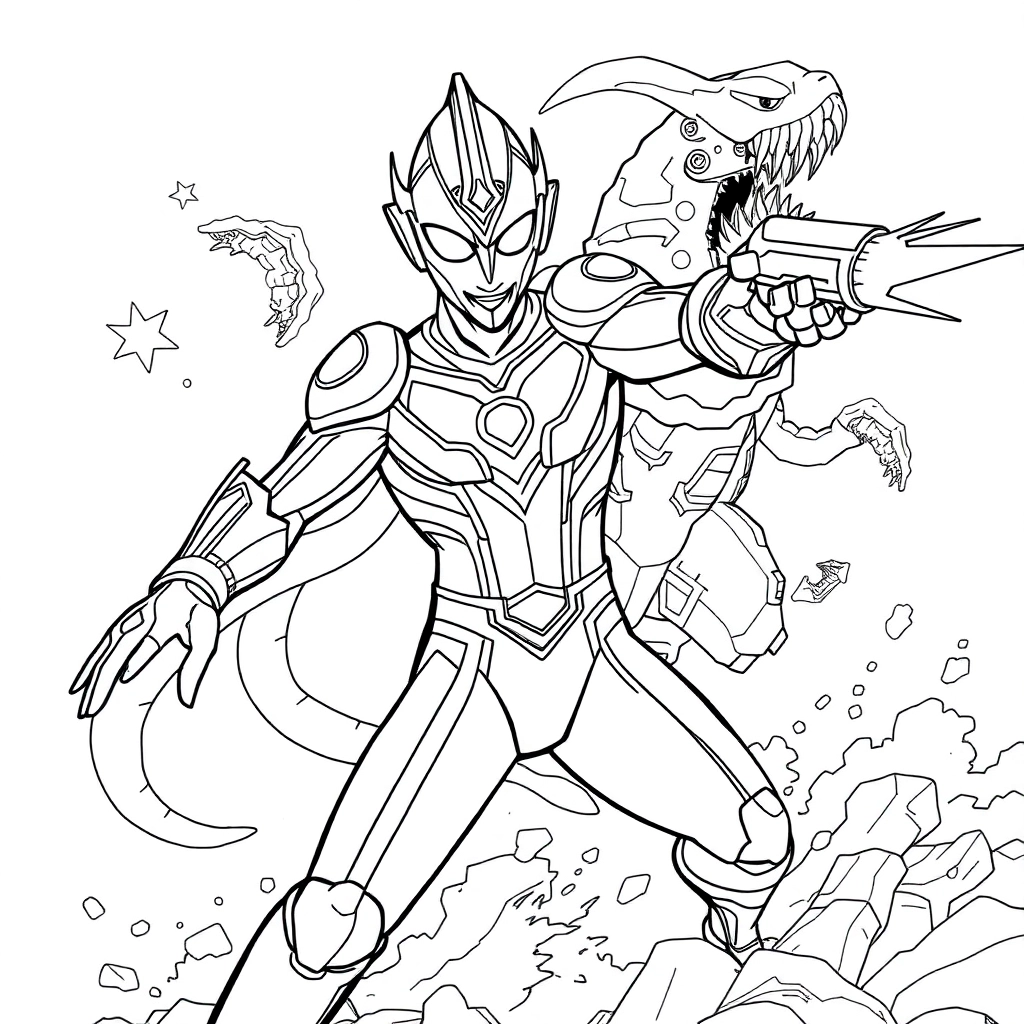 الرجل Ultraman ضد الوحش