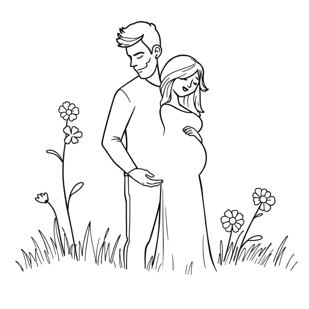 teenage couple pregnancy صفحات التلوين