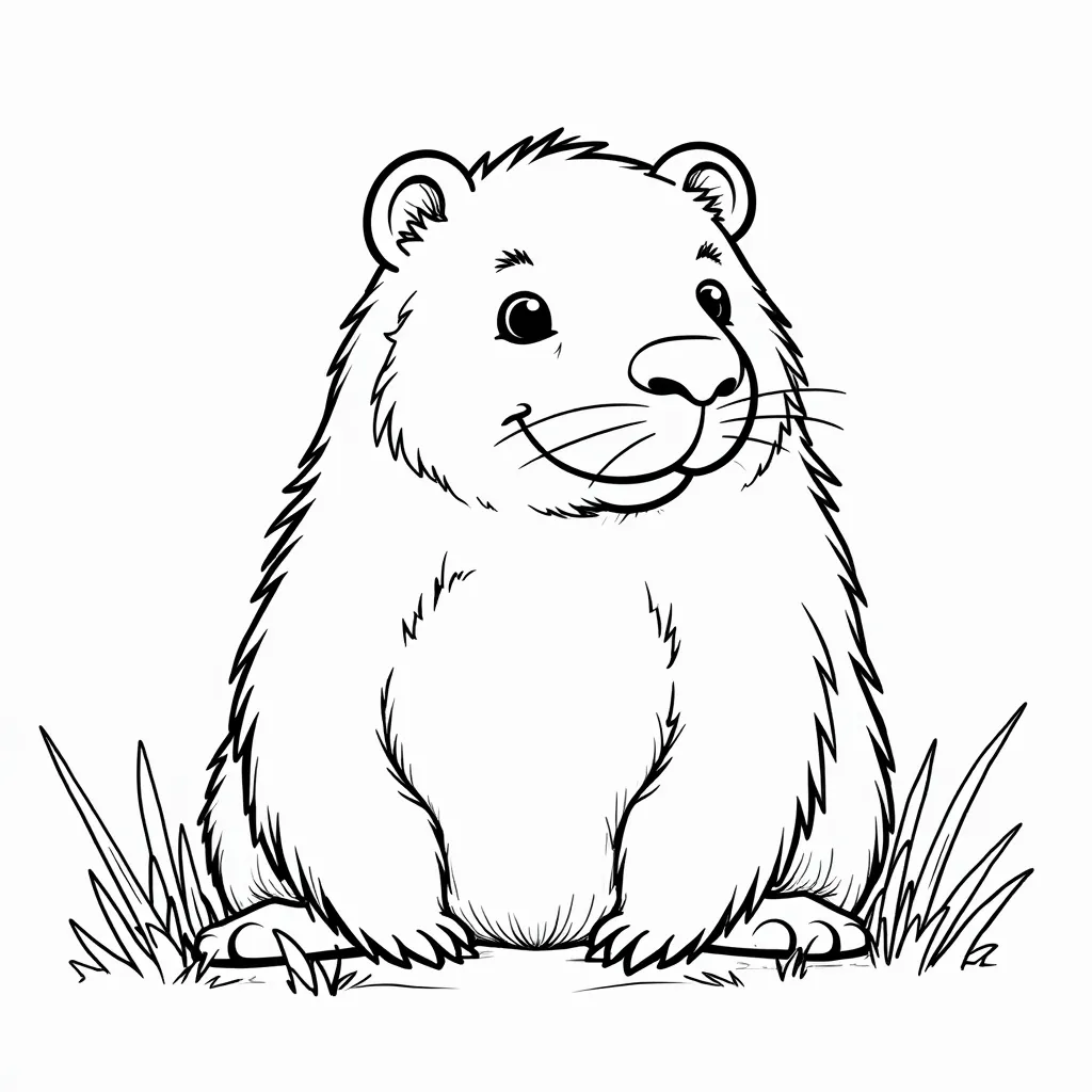 capybara coloring pages