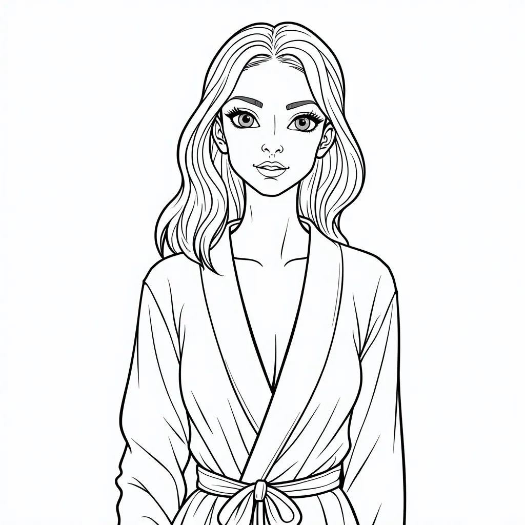 close up disrobed woman coloring pages