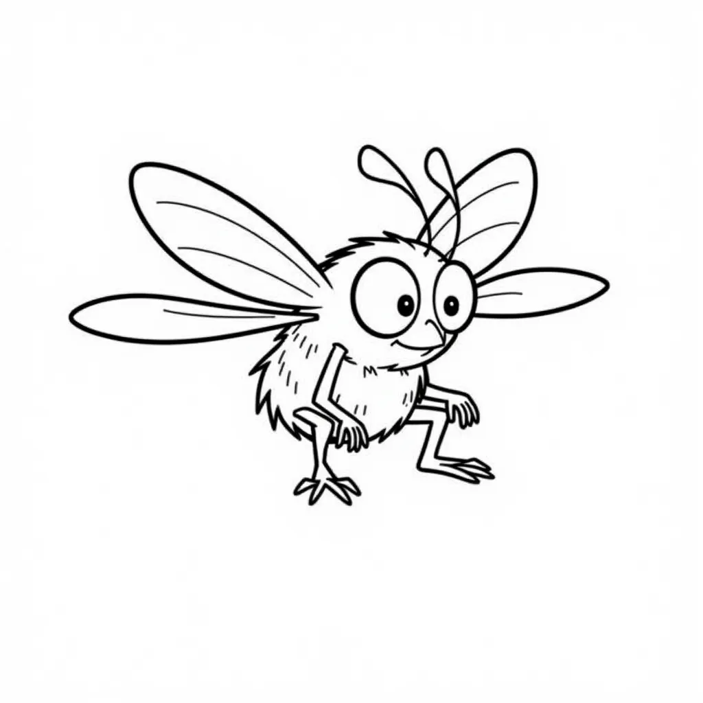 Fly guy coloring pages