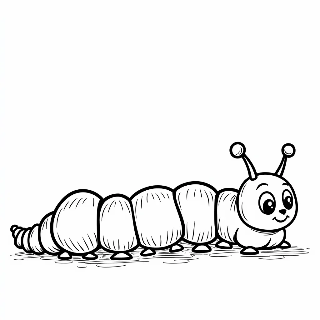 Caterpillar  coloring pages