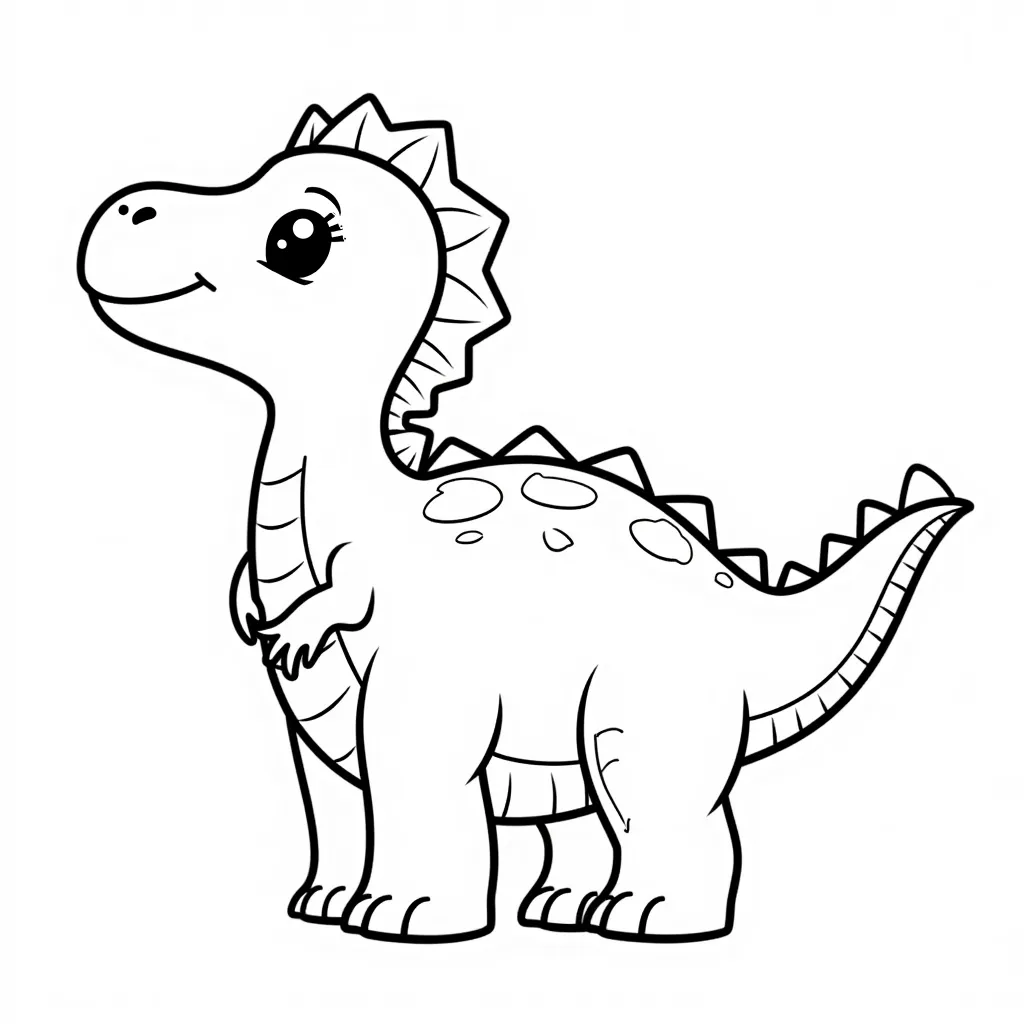 baby dinosaur coloring pages