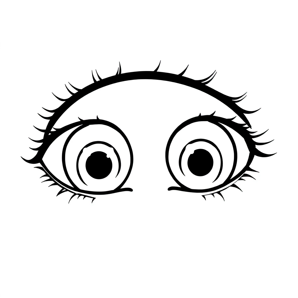 Eyes صفحات التلوين