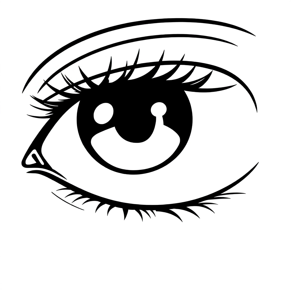 Eyes esquema صفحات التلوين