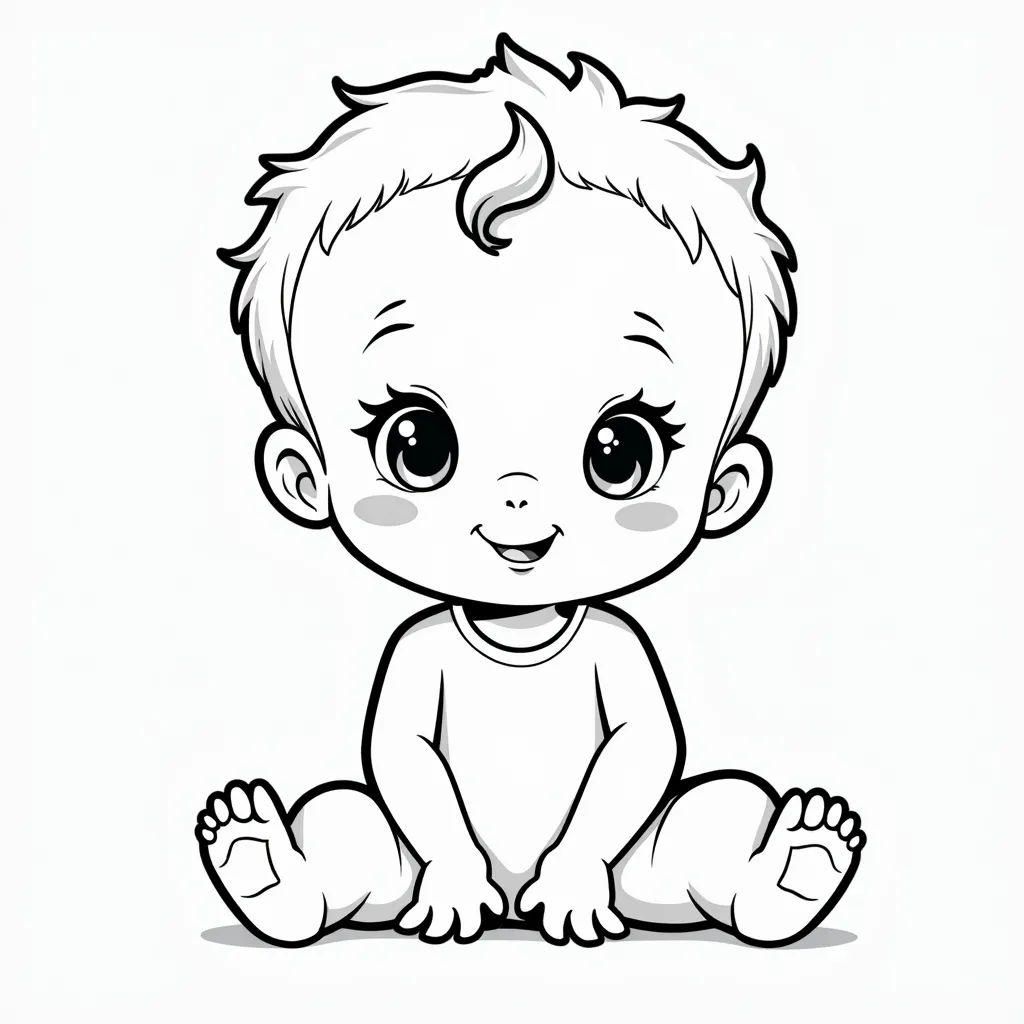 a small baby coloring pages