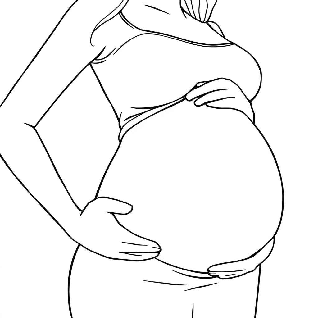 Teenager pregnant woman sad صفحات التلوين