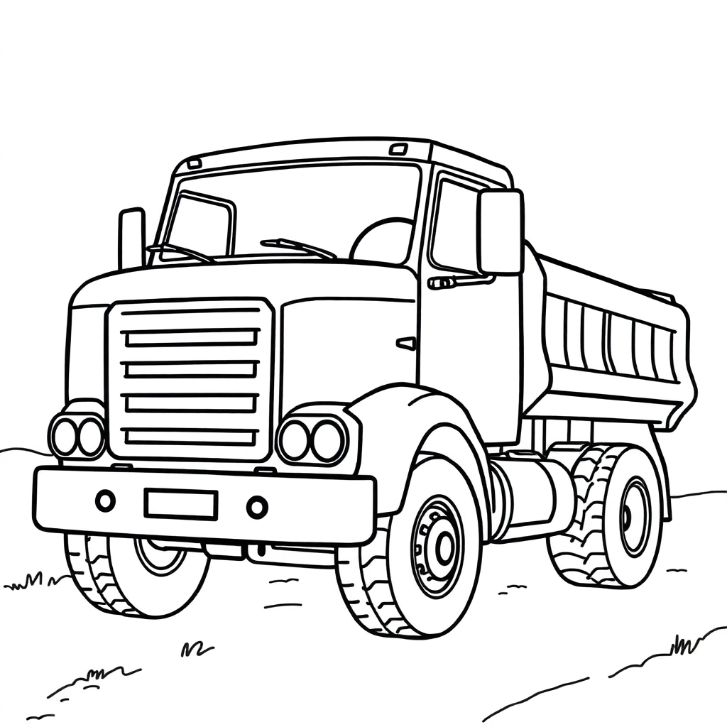 TRUCK صفحات التلوين