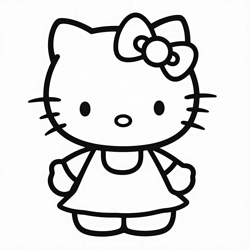 hello kitty coloring pages